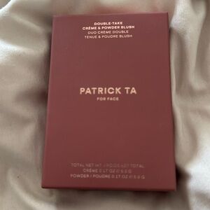 BNIB PATRICK TA DOUBLE TAKE CREME & POWDER BLUSH